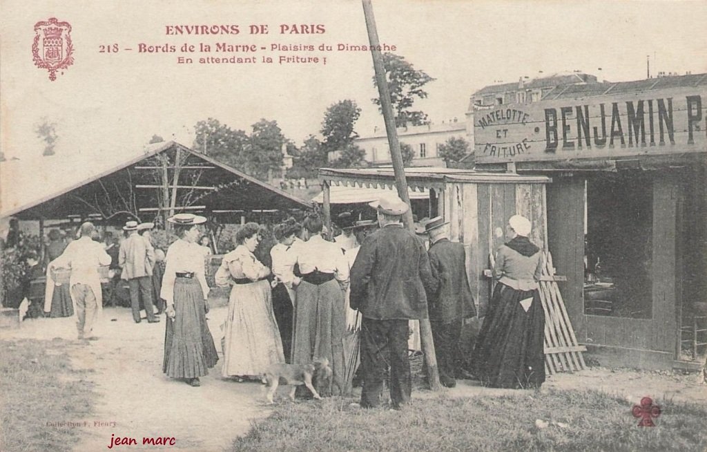 Saint-Maurice-Charenton - Plaisirs du Dimanche - En attendant la friture (Tous Paris 218).jpg