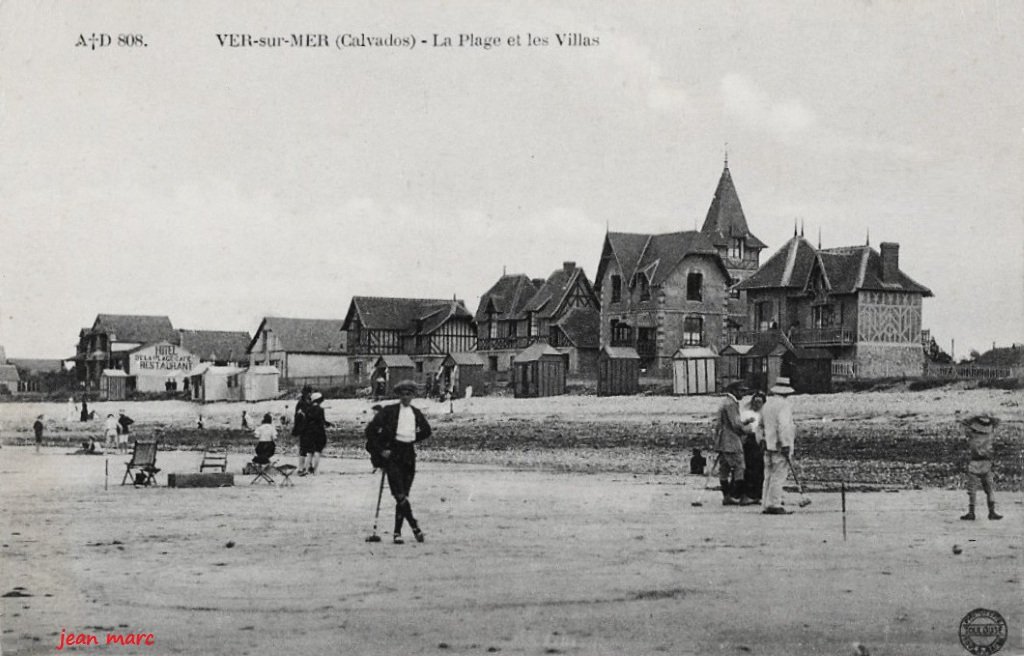 Ver-sur-Mer - La Plage et les Villas.jpg