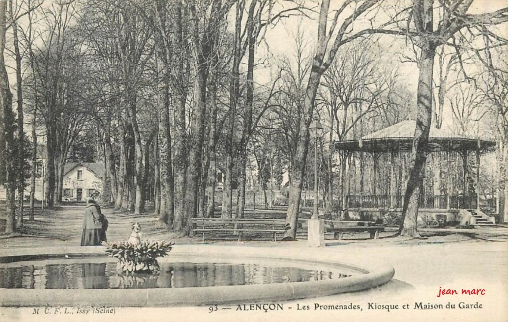 Alençon - Les Promenades, Kiosque et Maison de Garde.jpg