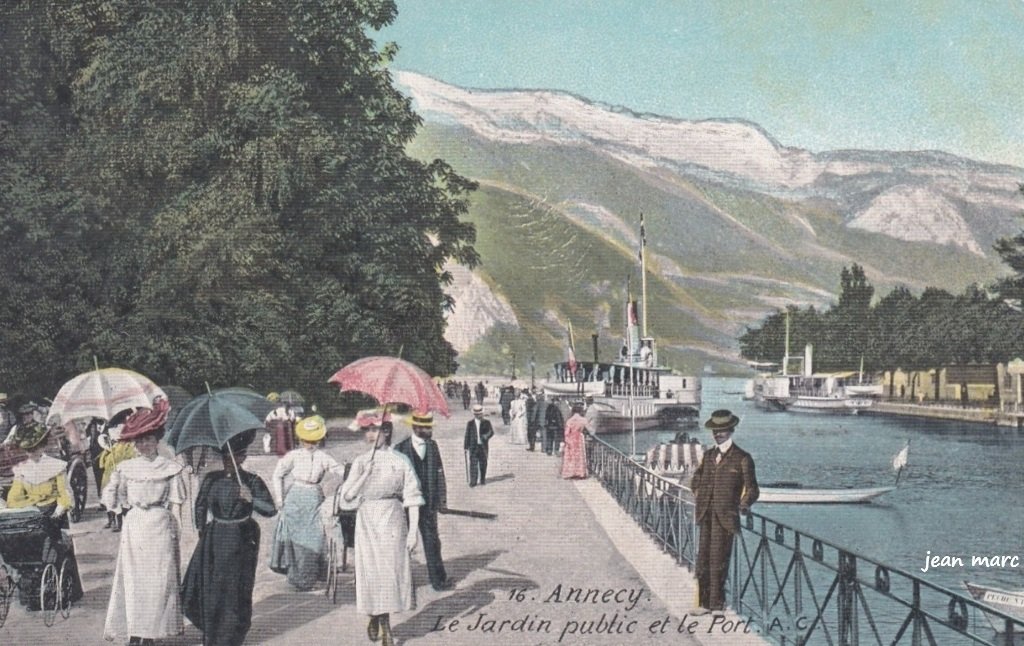 Annecy - Le Jardin Public et le Port.jpg