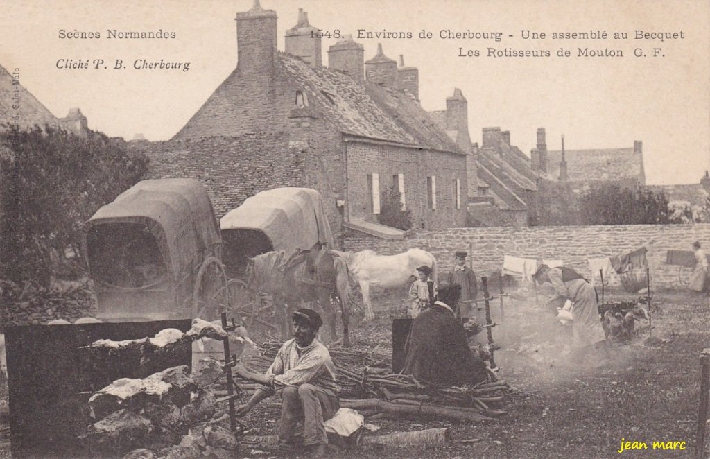 Environs de Cherbourg - Une assemblée au Becquet – Les Rôtisseurs de mouton.jpg