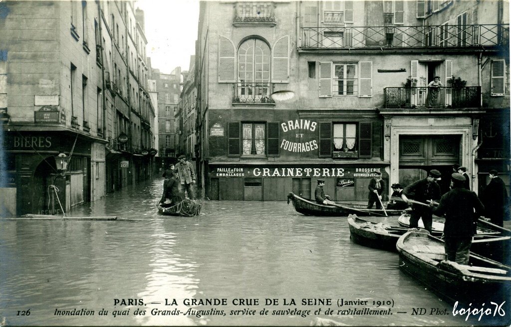 75006-Paris-Inondations 1910 25 quai des Grands Augustins.jpg