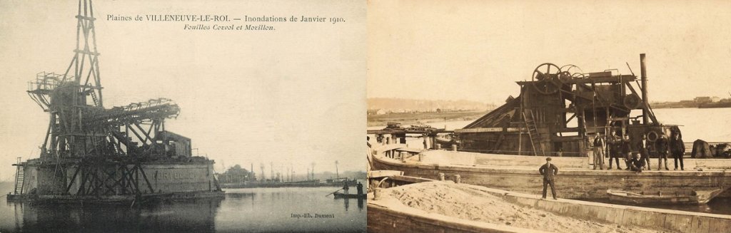 Villeneuve-le-Roi - Les Sablières et Dragueuse Morillon, Corvol et Cie.jpg
