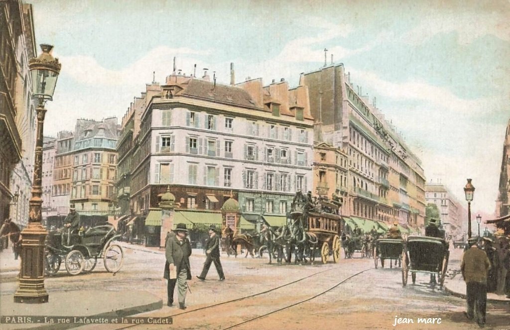 Paris IXe - La rue Lafayette et la rue Cadet.jpg