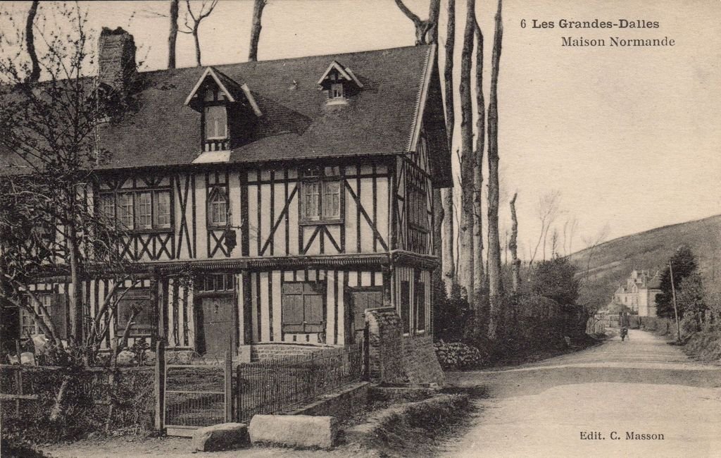 76 - LES GRANDES DALLES - 6 - Maison Normande - Edit. G. Masson - 19-10-25.jpg