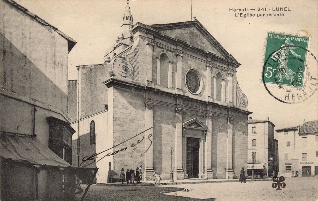 34 - LUNEL - 241 - L'Eglise paroissiale - M.T.I.L. -  19-10-25.jpg