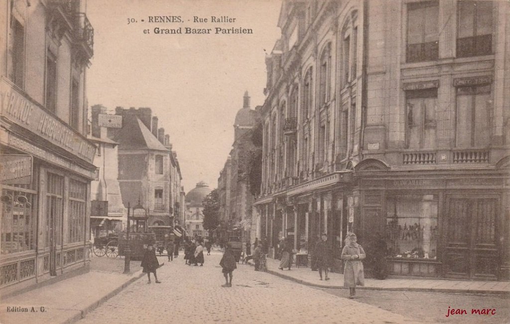 Rennes - Rue Rallier et Grand Bazar Parisien.jpg