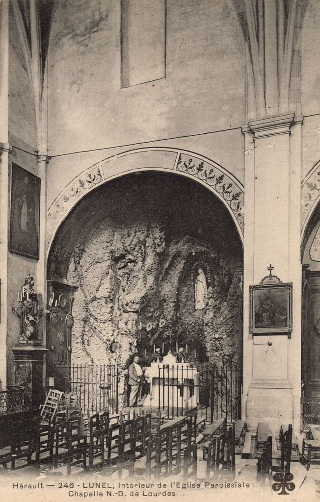 34 - LUNEL - 246 - Intérieur de l'Eglise paroissiale - M.T.I.L. -  recto - 02-11-25.jpg