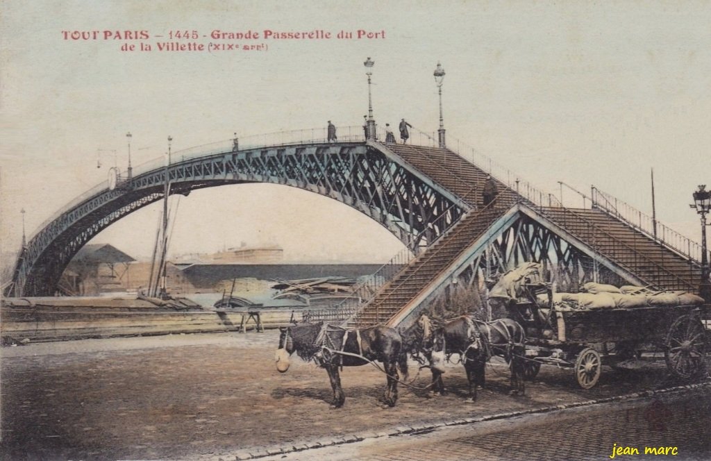 Paris XIXe - Grande Passerelle du Port de la Villette (tout paris 1445).jpg