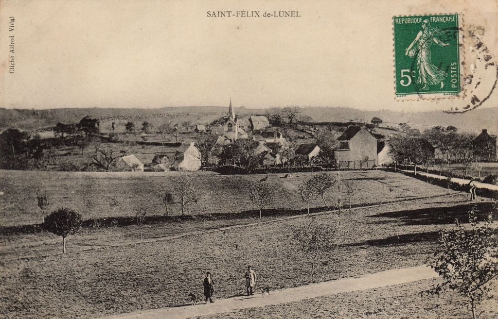 12 - SAINT-FELIX-DE-LUNEL - Vue générale - Cliché Alfred Vidal - 21-11-25.jpg