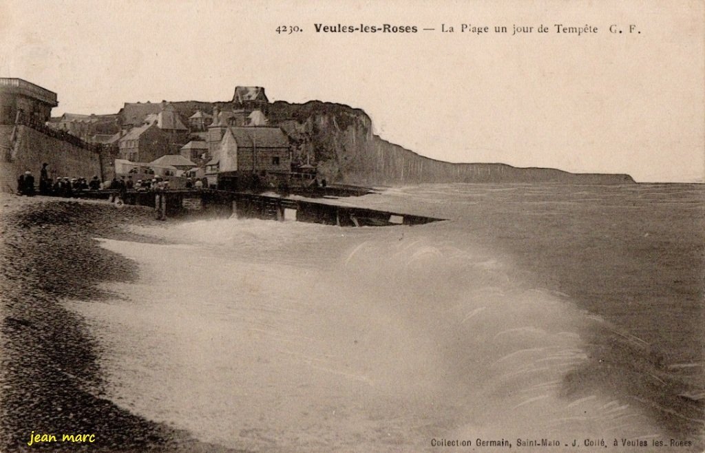 Veules-les-Roses – La Plage un jour de Tempête.jpg