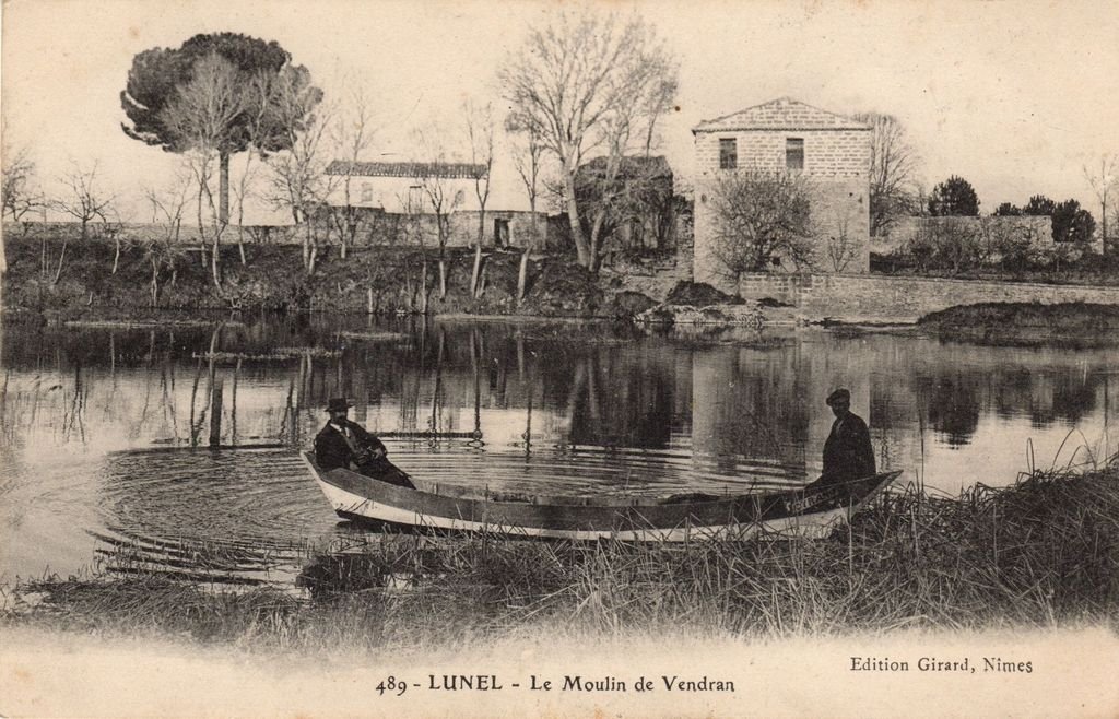 34 - LUNEL - Le Moulin de Vaudran - Edition Girard, Nîmes - 30-11-25.jpg