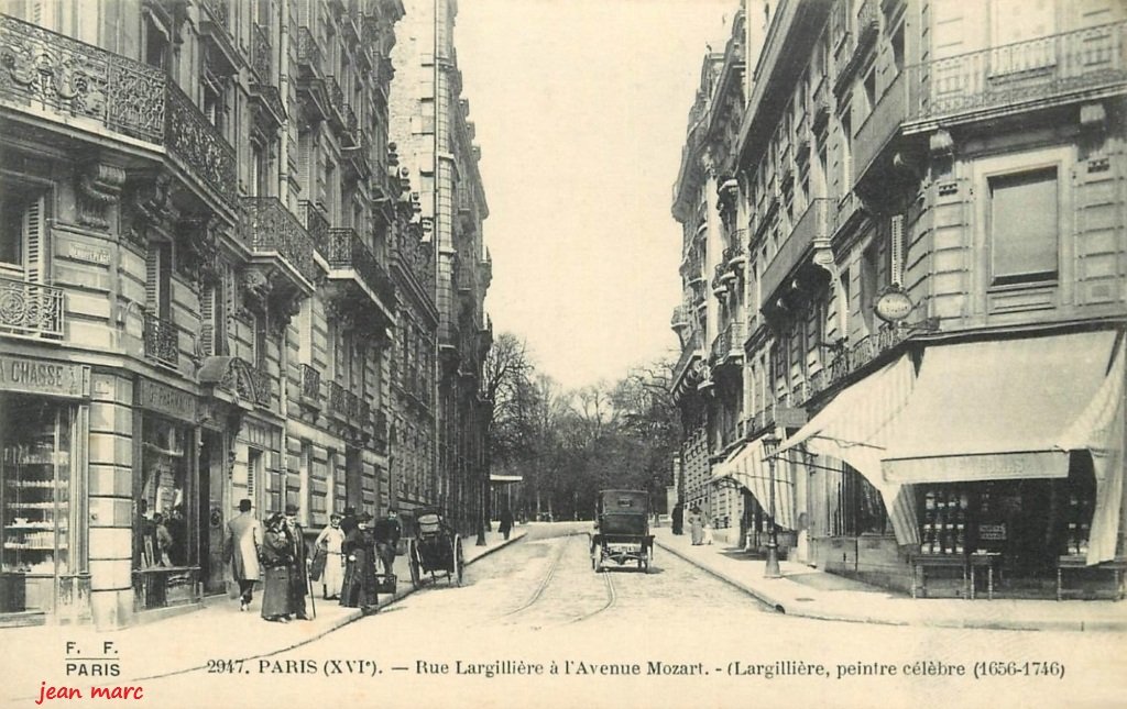 Paris XVIe - Rue Largillière à l'Avenue Mozart.jpg