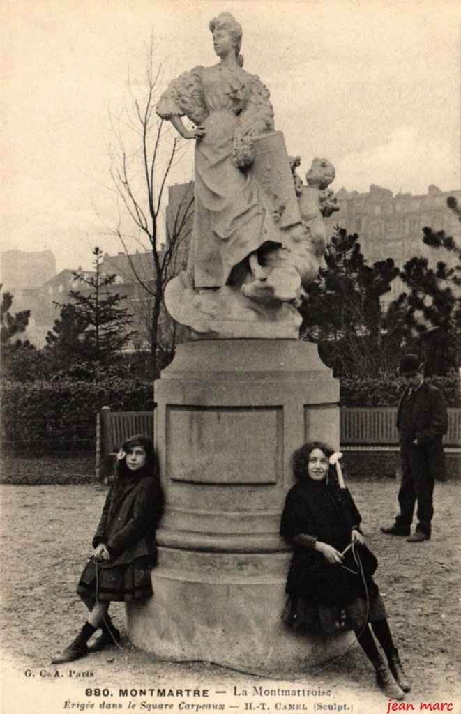Paris XVIIIe - Montmartre - La Montmartroise érigée dans le Square Carpeaux - H.-T. Camel (sculpteur).jpg