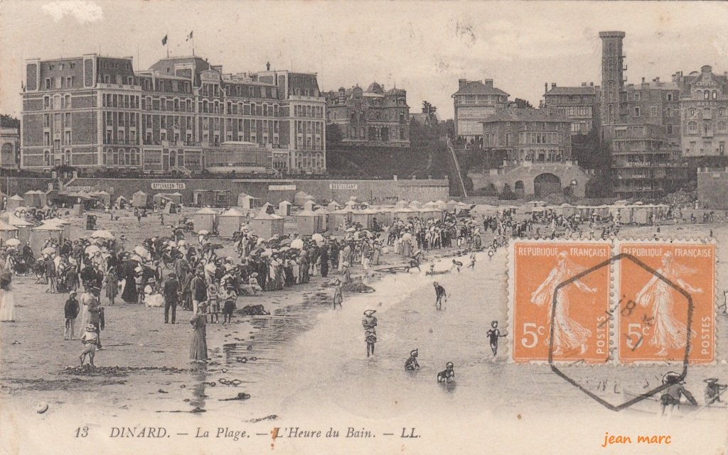 Dinard - La Plage - L'Heure du Bain.jpg