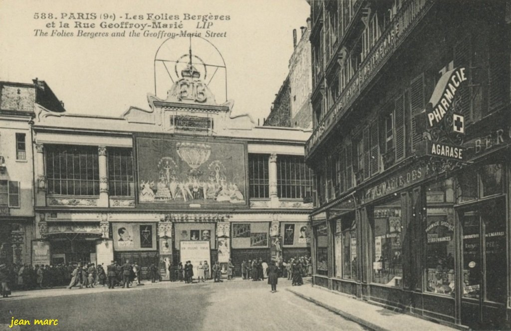 Paris IXe - Les Folies Bergère et la Rue Geoffroy-Marie.jpg