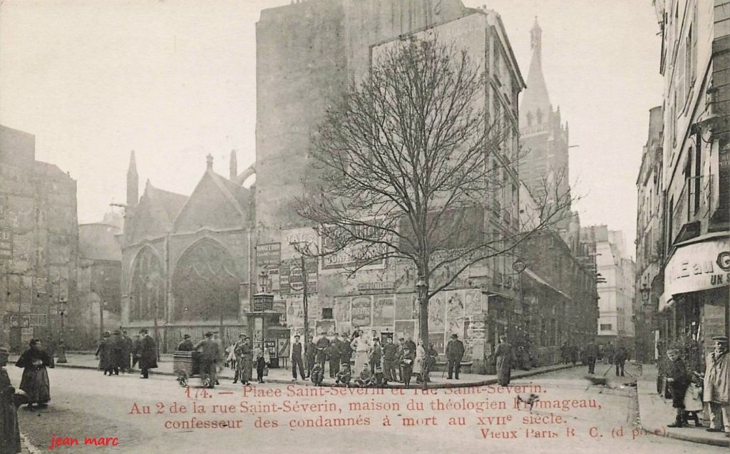 Paris Ve - Place Saint-Séverin et Rue Saint-Séverin.jpg