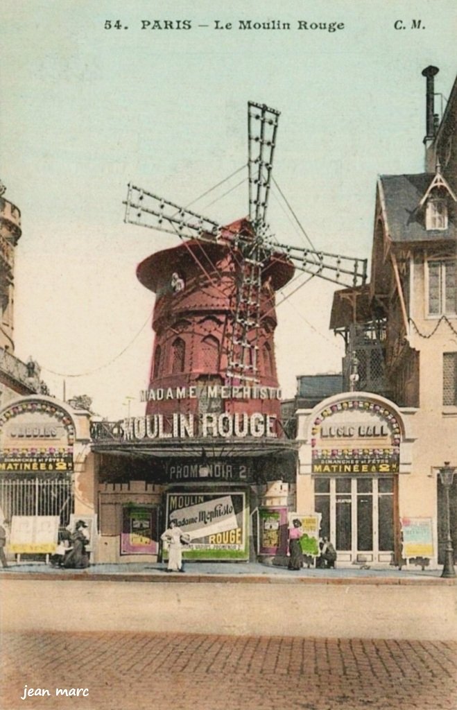 Paris XVIIIe - Le Moulin Rouge 54 CM colorisée variante coloris.jpg