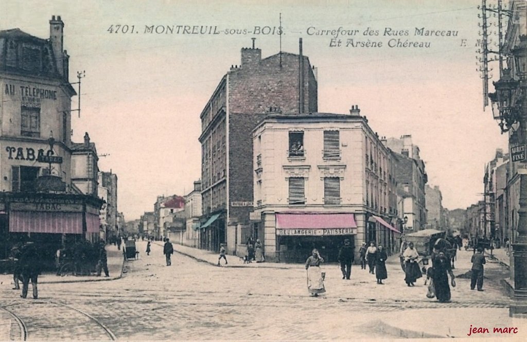 Montreuil-sous-Bois - Carrefour des Rues Marceau et Arsène Chéreau.jpg