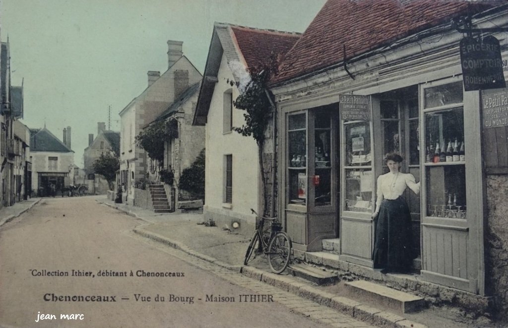 Chenonceaux - Vue du Bourg - Maison Ithier.jpg