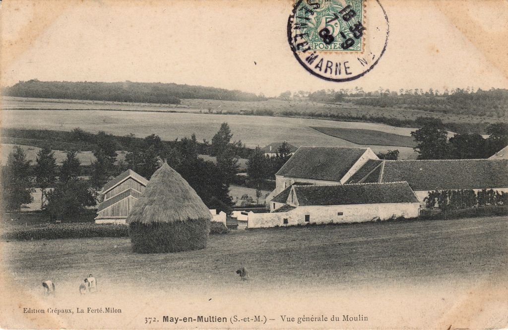 77 - MAY-EN-MULTIEN - 372 - Vue générale du Moulin - Edition Crépaux - La Ferté-Milon - 23-01-24.jpg