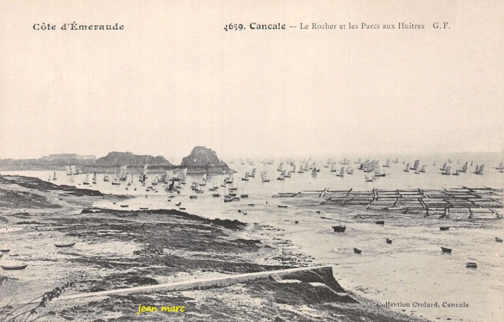 Cancale - Le Rocher et les Parcs aux huîtres.jpg