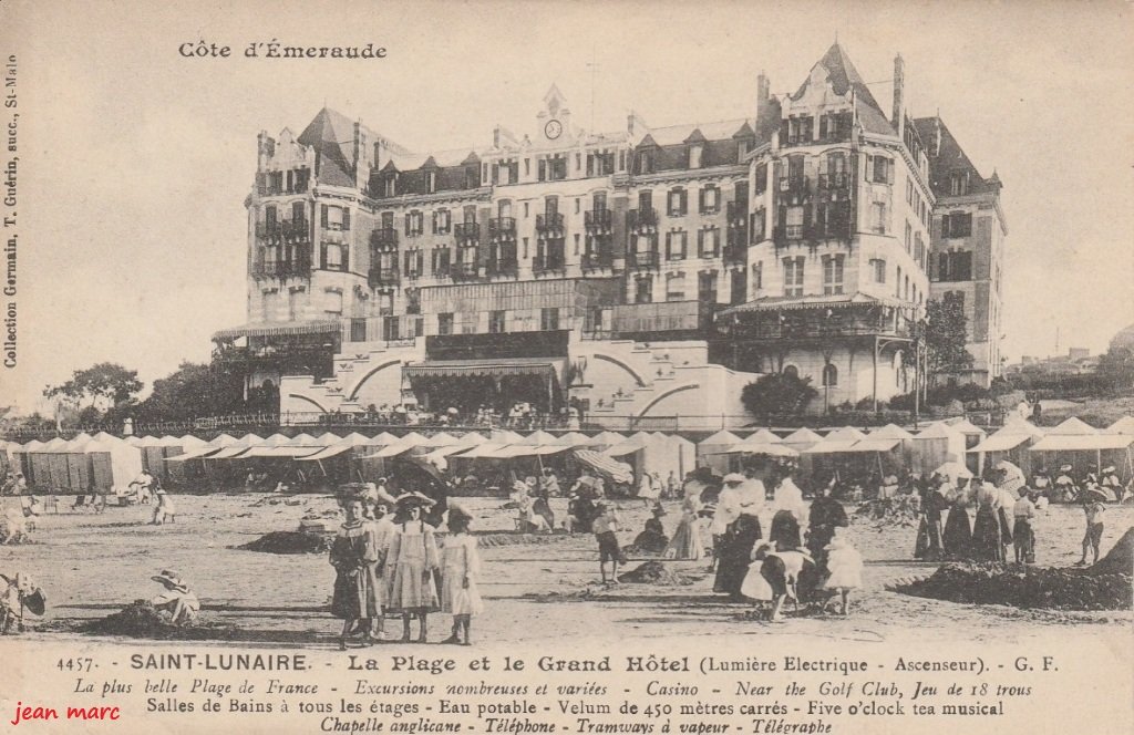 Saint-Lunaire - La Plage et le Grand Hôtel 4457 Guérin.jpg
