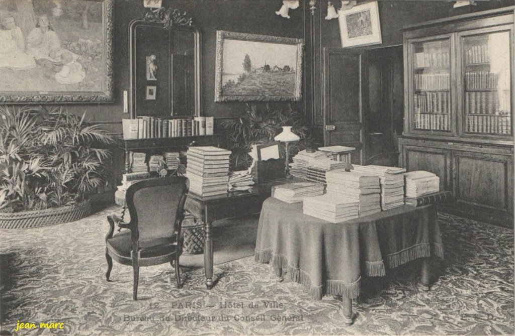 Paris - Hôtel de Ville - Bureau du Directeur du Conseil Général.jpg