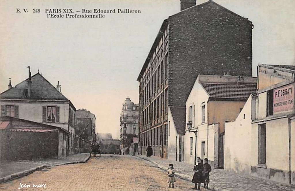 Paris XIXe - Rue Édouard Pailleron - L'École Professionnelle.jpg
