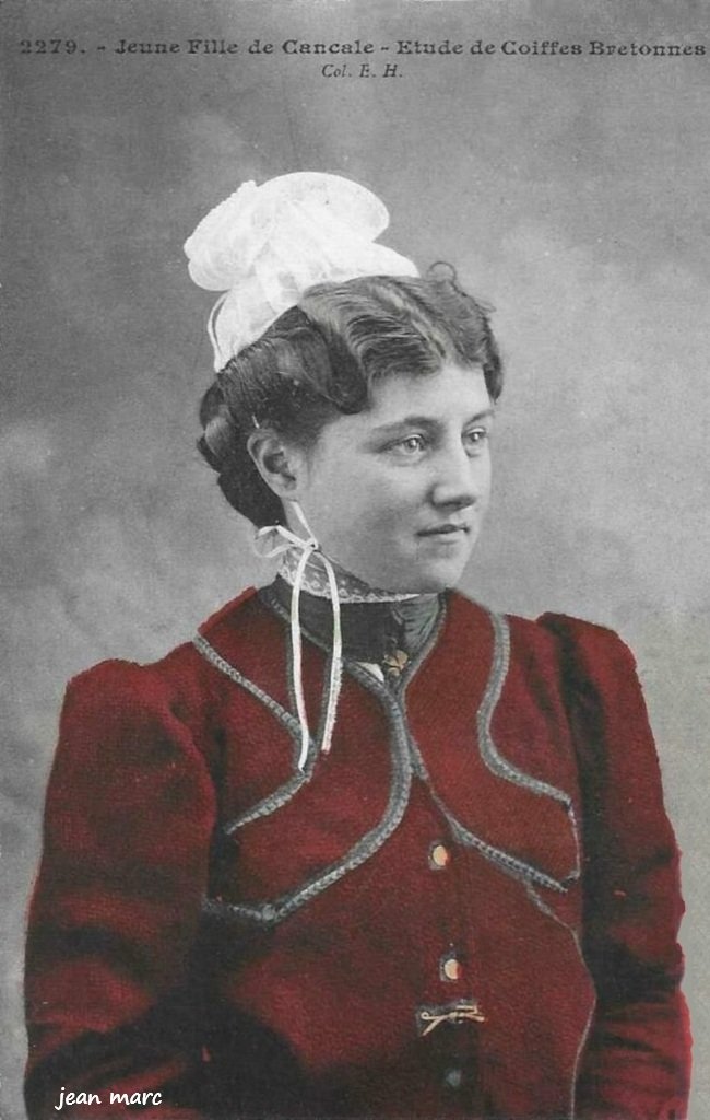 Cancale - Jeune fille de Cancale - Étude de Coiffes bretonnes.jpg
