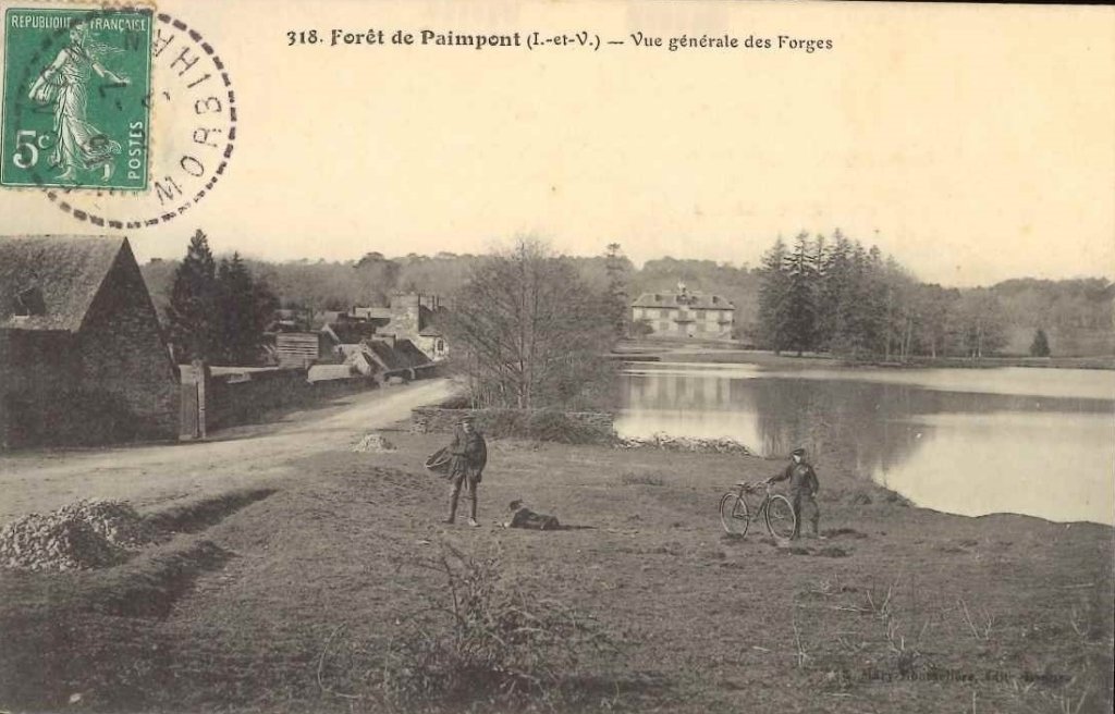 318 - Forêt de Paimpont - Vue générale des Forges.jpg