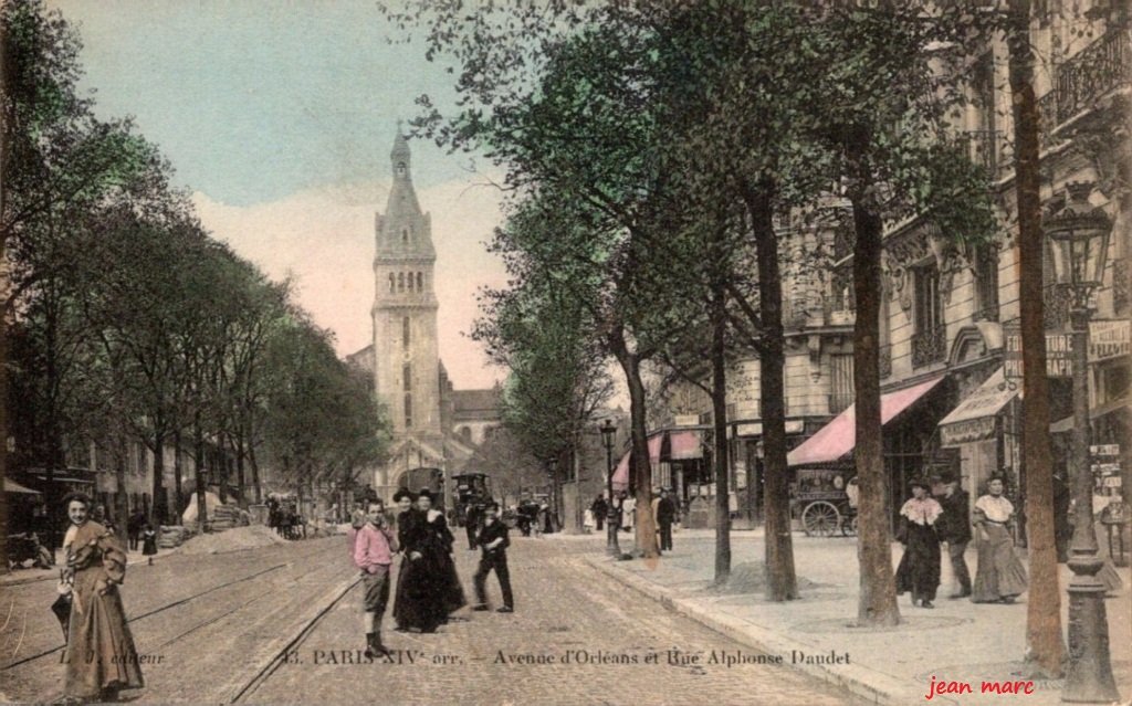 Paris XIVe - Rue Alphonse Daudet et Avenue d'Orléans.jpg