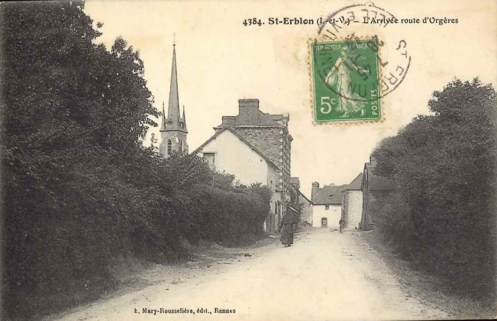 4384 - Saint Erblon - L'Arrivée route d'Orgères.jpg
