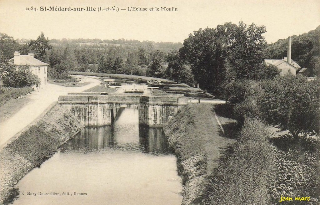 Saint-Médard-sur-Ille - L'Écluse et le Moulin.jpg