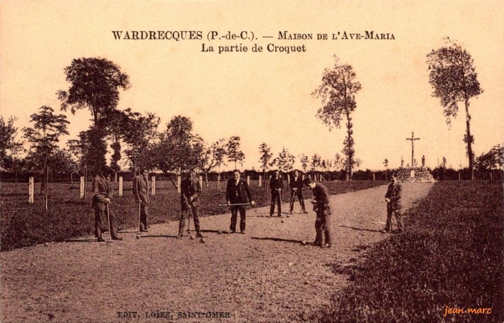 Wardrecques - Maison de l'Ave Maria - La Partie de Croquet.jpg