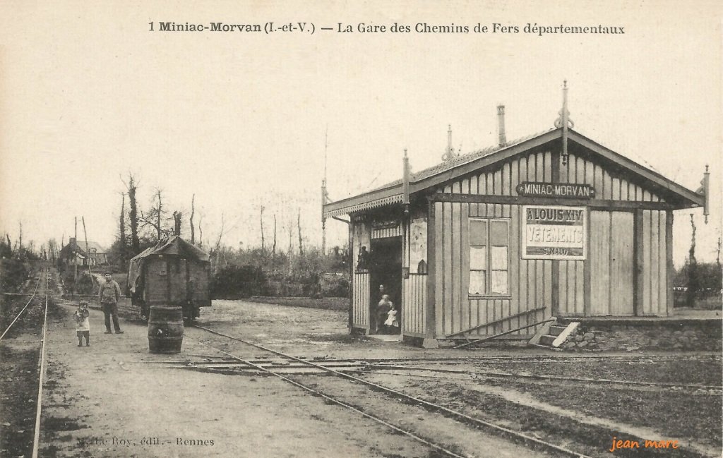 Miniac-Morvan - La Gare des Chemins de Fers départementaux.jpg