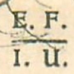Logo E.F.I.U. Eyboulet Frères Imprimerie Ussel, angle du Boulevard Victor Hugo et de l'Avenue Gambetta à Ussel.jpg