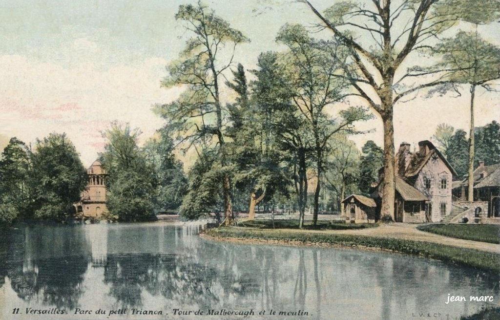 Versailles - Parc du petit Trianon -Tour de Malborough et le Moulin.jpg