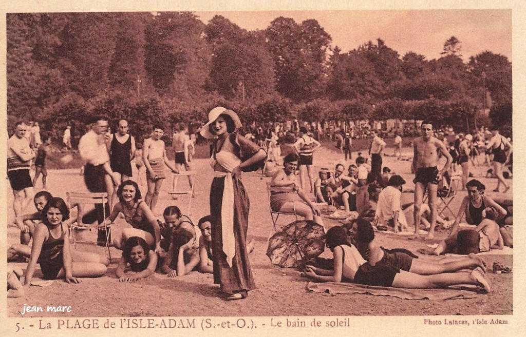 L'Isle-Adam - La Plage - Le Bain de soleil.jpg