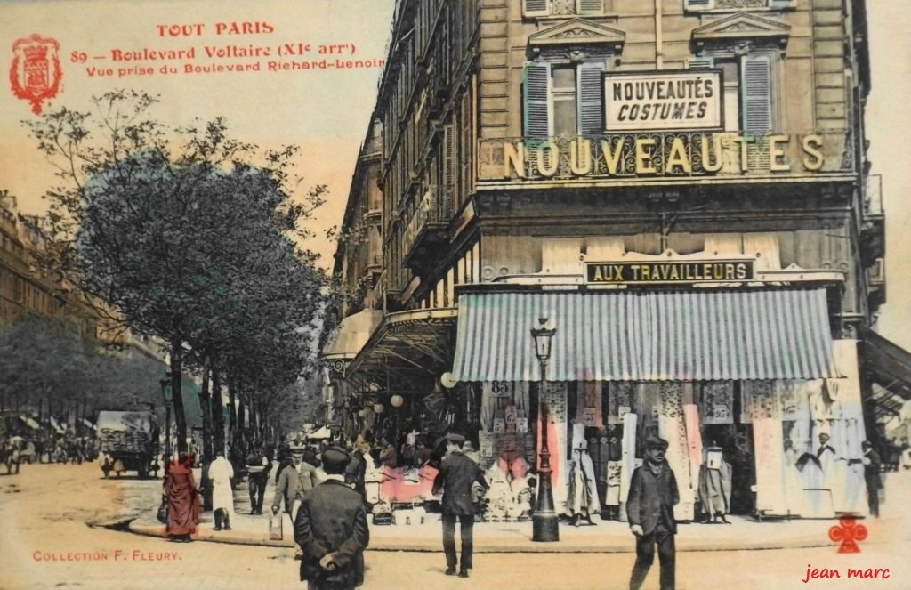 Tout Paris - 89 - Boulevard Voltaire - Vue prise du Boulevard Richard-Lenoir (XIe arrt.).jpg