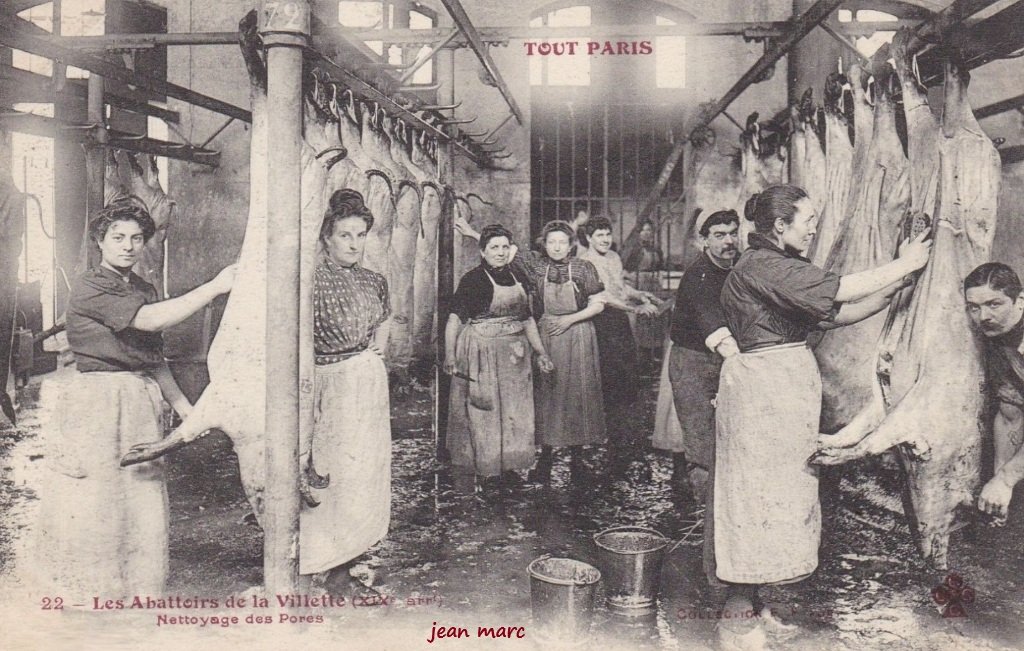Tout Paris - 22 - Les Abattoirs de la Villette - Nettoyage des Porcs.jpg