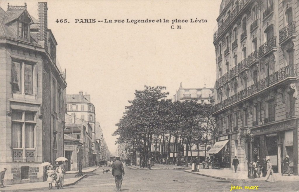 Paris XVIIe - La Rue Legendre et la Place Lévis.jpg