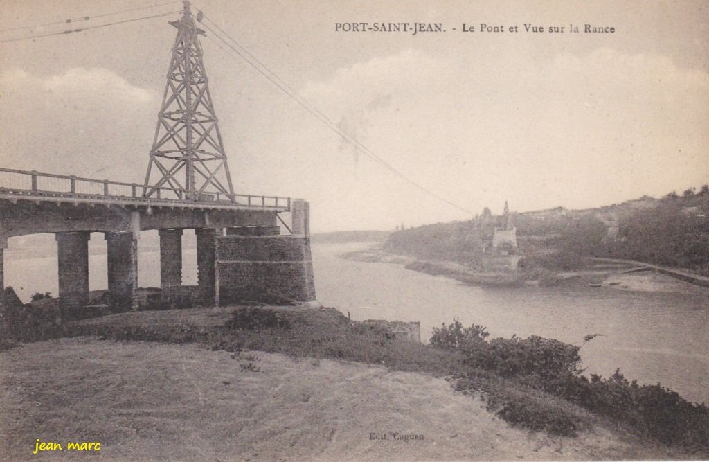 La Ville-ès-Nonais - Port Saint-Jean - Le Pont et Vue sur la Rance.jpg