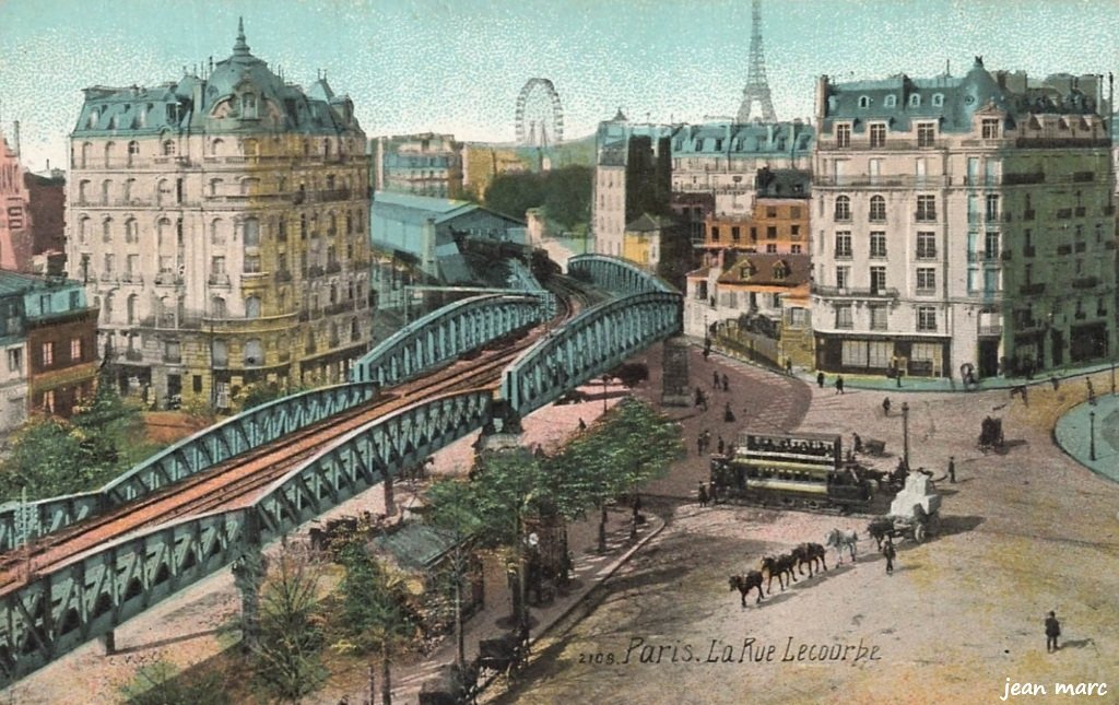 Paris XVe - La Rue Lecourbe (variante coloris).jpg