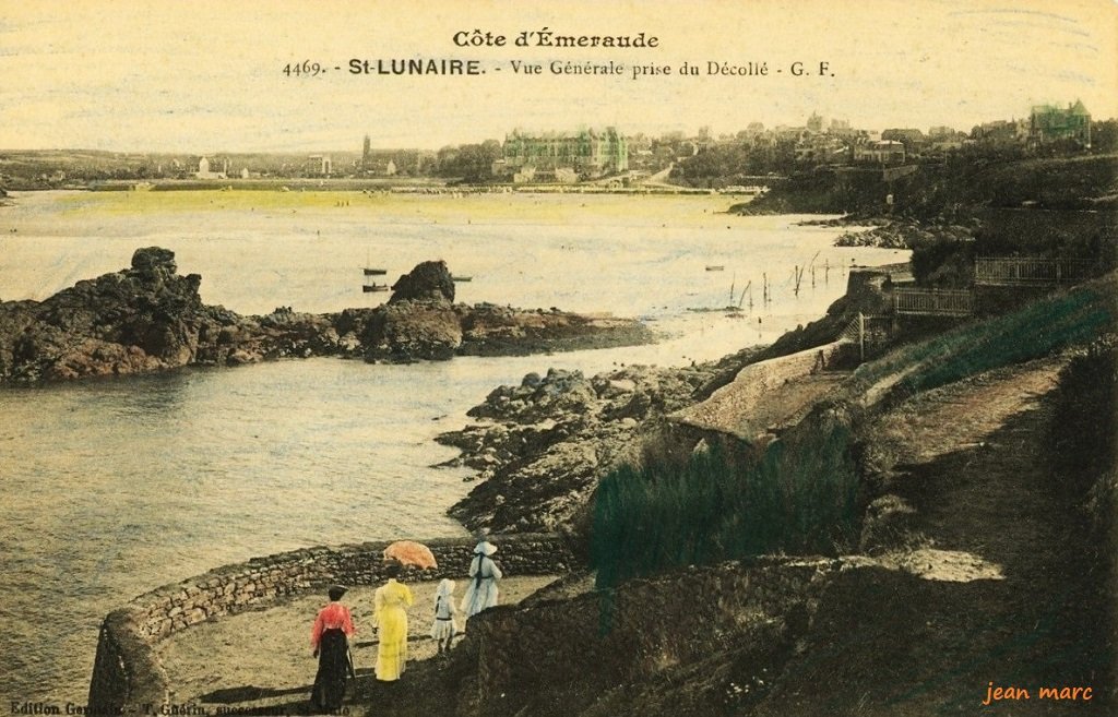 Saint-Lunaire - Vue Générale prise du Décollé 4469 GF colorisée.jpg