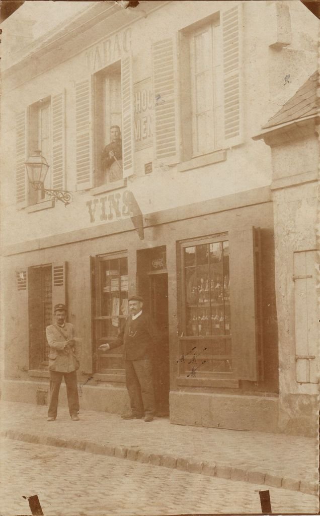 60 - LEVIGNEN -  CP Photo - Rue d'en Haut - Maison Cagnet - 21-03-26.jpg