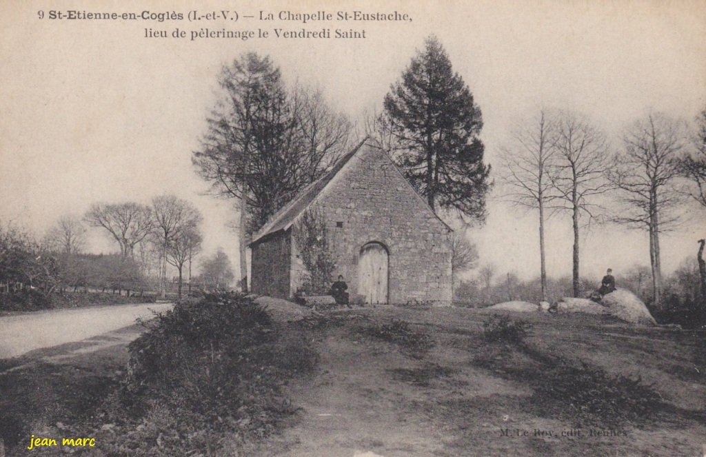 Saint-Étienne-en-Coglès - La Chapelle Saint-Eustache, lieu de pèlerinage le Vendredi Saint.jpg