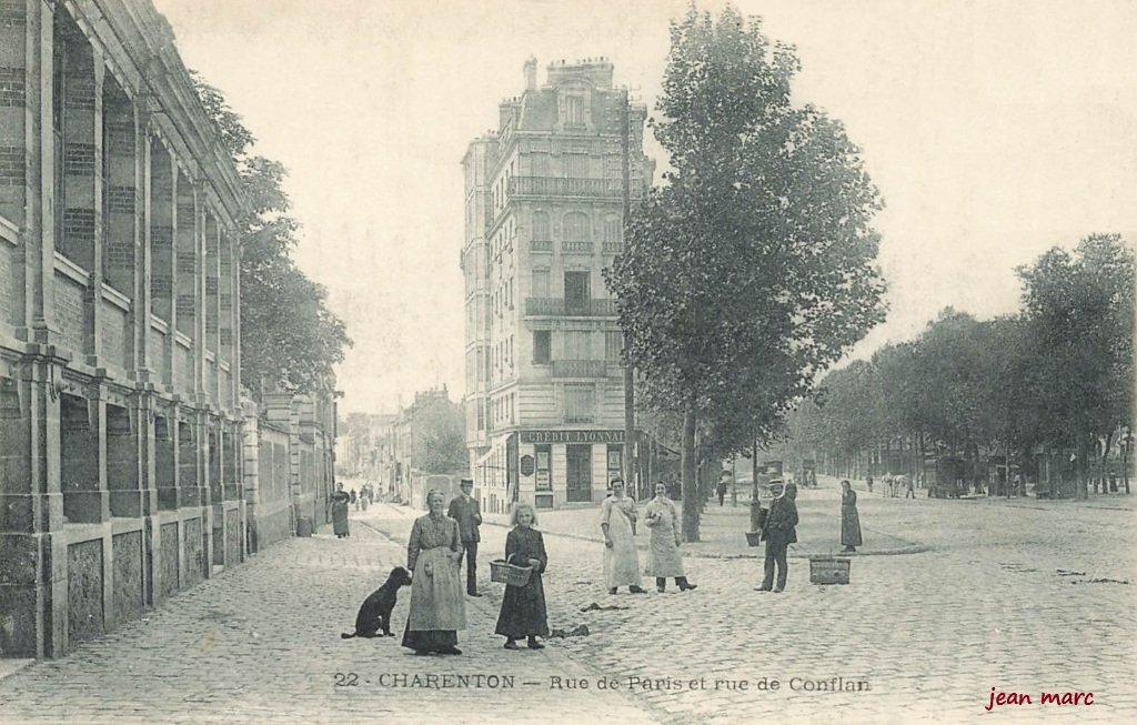 Charenton - Rue de Paris et rue de Conflans.jpg