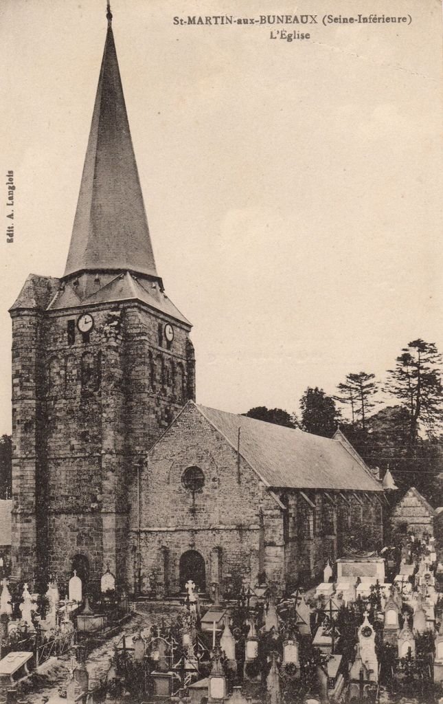 76 - SAINT MARTIN-AUX-BUNEAUX - L'Eglise - Edition A. Langlois - 06-04-26.jpg