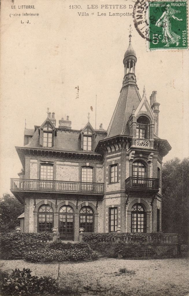 76 - LES PETITES -DALLES - 1130 - Villa Les Lampottes  - L.J. LE LITTORAL - 10-04-26.jpg